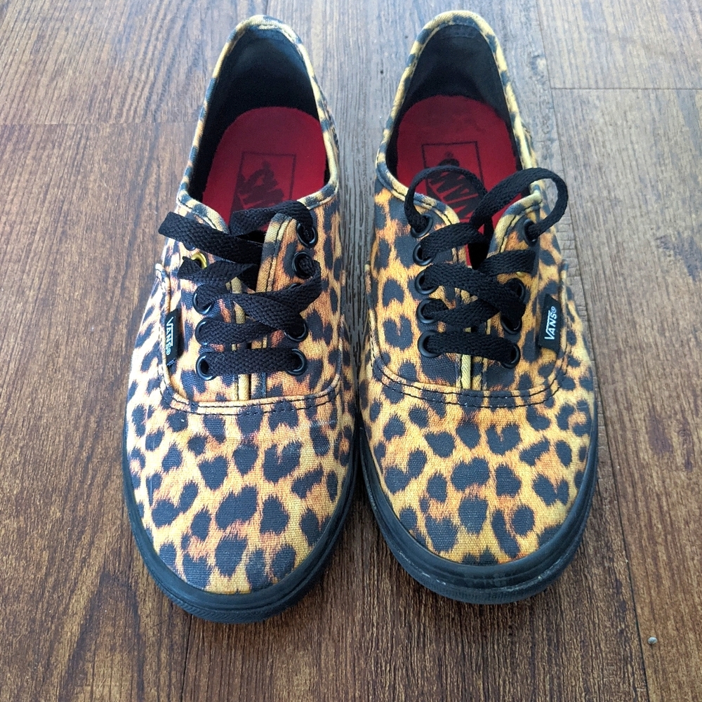 Leopard Vans flats/sneakers